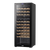 Baridi DH93 55 Bottle Dual Zone Wine Fridge with Digital Touch Screen Controls, Beech Wood Shelves & LED Light - Black