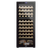 Baridi DH93 55 Bottle Dual Zone Wine Fridge with Digital Touch Screen Controls, Beech Wood Shelves & LED Light - Black