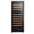 Baridi DH93 55 Bottle Dual Zone Wine Fridge with Digital Touch Screen Controls, Beech Wood Shelves & LED Light - Black