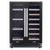 Baridi DH96 40 Bottle/120 Can Dual Zone Undercounter/Freestanding Wine & Drinks Fridge - Black