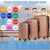 Dellonda DL125 Lightweight ABS Luggage Set with TSA Lock - Rose Gold