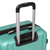 Dellonda DL126 Lightweight ABS Luggage Set with TSA Lock - Teal