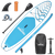 Dellonda DL152 Inflatable Stand-Up Paddle Board 10'6" - Light Blue/White