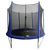 Dellonda DL68 Heavy-Duty Outdoor Trampoline with Safety Enclosure Net 10ft