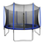 Dellonda DL69 Heavy-Duty Outdoor Trampoline with Safety Enclosure Net 12ft