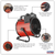 Sealey EH2001 Industrial Fan Heater 2000W/230V