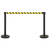 Sealey EV23 Retractable Safety Belt Barrier Post - Set of 2