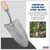 Premier GTWH003 Hand Trowel Hand Trowel with Ash Handle & Stainless Steel Blade