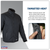 Sealey HJ03KIT 5V Heated Rain Jacket with Power Bank - Large