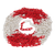 Sealey HSC25M Plastic Chain 25m x 6mm - Red/White