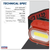 Sealey HT08R Rechargeable Head Torch with Auto-Sensor 8W COB LED