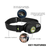 Sealey HT300R Rechargeable Headlight with Auto-Sensor 3W COB & 1W SMD LED