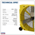 Premier HVD36110VPM 36" Industrial High Velocity Rotomould Drum Fan 3-Speed 110V