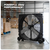 Premier HVD36PM 36" Industrial High Velocity Rotomould Drum Fan 3-Speed 230V