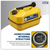 Sealey JC10RY Explosive-Safe Jerry Can 10L - Yellow