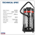 Sealey PC4100 100L Vacuum Cleaner Wet & Dry with Stainless Steel Drum 3000W/230V