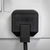 Sealey PL/13/3S 13A Heavy-Duty Rewirable Plug - Black