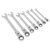 Siegen S01143 Flexi-Head Combination Ratchet Spanner Set 7pc