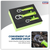Siegen S01330 Stubby Ratchet Wrench Set 3pc