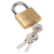 Siegen S0987 Brass Body Padlock with Brass Cylinder 40mm