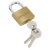 Siegen S0992 Brass Body Padlock with Brass Cylinder Keyed Alike - Pack of 4