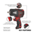 Premier SA6006 Twin Hammer Composite Air Impact Wrench 1/2"Sq Drive