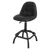 Premier Industrial SCR01B Pneumatic Workshop Stool with Adjustable Height Swivel Seat & Back Rest