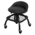 Premier Industrial SCR02B Pneumatic Creeper Stool with Adjustable Height Swivel Seat & Back Rest