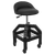 Premier Industrial SCR03B Pneumatic Creeper Stool with Adjustable Height Swivel Seat & Back Rest