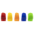Sealey SCSGC Pressure Sprayer Colour-Coded Caps 5pc
