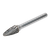 Sealey SDB05 Arc Round Nose Tungsten Carbide Rotary Burr 10mm
