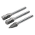 Sealey SDBK3 Tungsten Carbide Rotary Burr Set 3pc