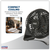 Sealey SFF04 4" Small Mini Desk Fan 230V