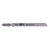 Sealey SJBT127D Jigsaw Blade for Aluminium 100mm 8tpi - Pack of 5