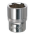 Premier SP1222 Fully Polished Socket 1/2"Sq Drive 22mm