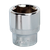 Premier SP3818 Fully Polished Socket 3/8"Sq Drive 18mm