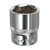 Premier SP3819 Fully Polished Socket 3/8"Sq Drive 19mm
