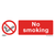 Worksafe SS13P10 No Smoking Safety Sign, Rigid Plastic - Pack of 10