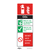 Worksafe SS21V10 CO2 Fire Extinguisher Safety Sign, Self-Adhesive Vinyl - Pack of 10