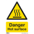 Worksafe SS42P1 Danger Hot Surface Safety Sign - Rigid Plastic