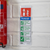 Worksafe SS52V10 Powder Fire Extinguisher Safety Sign, Self-Adhesive Vinyl - Pack of 10
