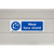 Worksafe SS55V10 Wear Face Shield Safety Sign, Self-Adhesive Vinyl - Pack of 10