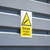 Worksafe SS62P1 Danger Propane Cylinders Safety Sign - Rigid Plastic