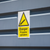 Worksafe SS62V10 Danger Propane Cylinders Safety Sign - Self-Adhesive Vinyl
