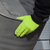 Sealey SSP54XL Diamond Grip Extra-Thick Nitrile Powder-Free Gloves, Hi-Vis Green, X-Large - Pack of 50