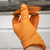 Sealey SSP56L Diamond Grip Extra-Thick Nitrile Powder-Free Gloves, Orange, Large - Pack of 50
