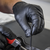 Sealey SSP57L Diamond Grip Extra-Thick Nitrile Powder-Free Gloves, Black, Large - Pack of 50
