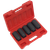 Sealey SX050 Impact Hub Nut Socket Set 1/2"Sq Drive 5pc