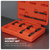 Sealey SX08 Flip Socket Set 1/4"Sq Drive 12-Point 8pc