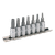 Premier SX106 TRX-TS* Security Socket Bit Set 1/4"Sq Drive 7pc